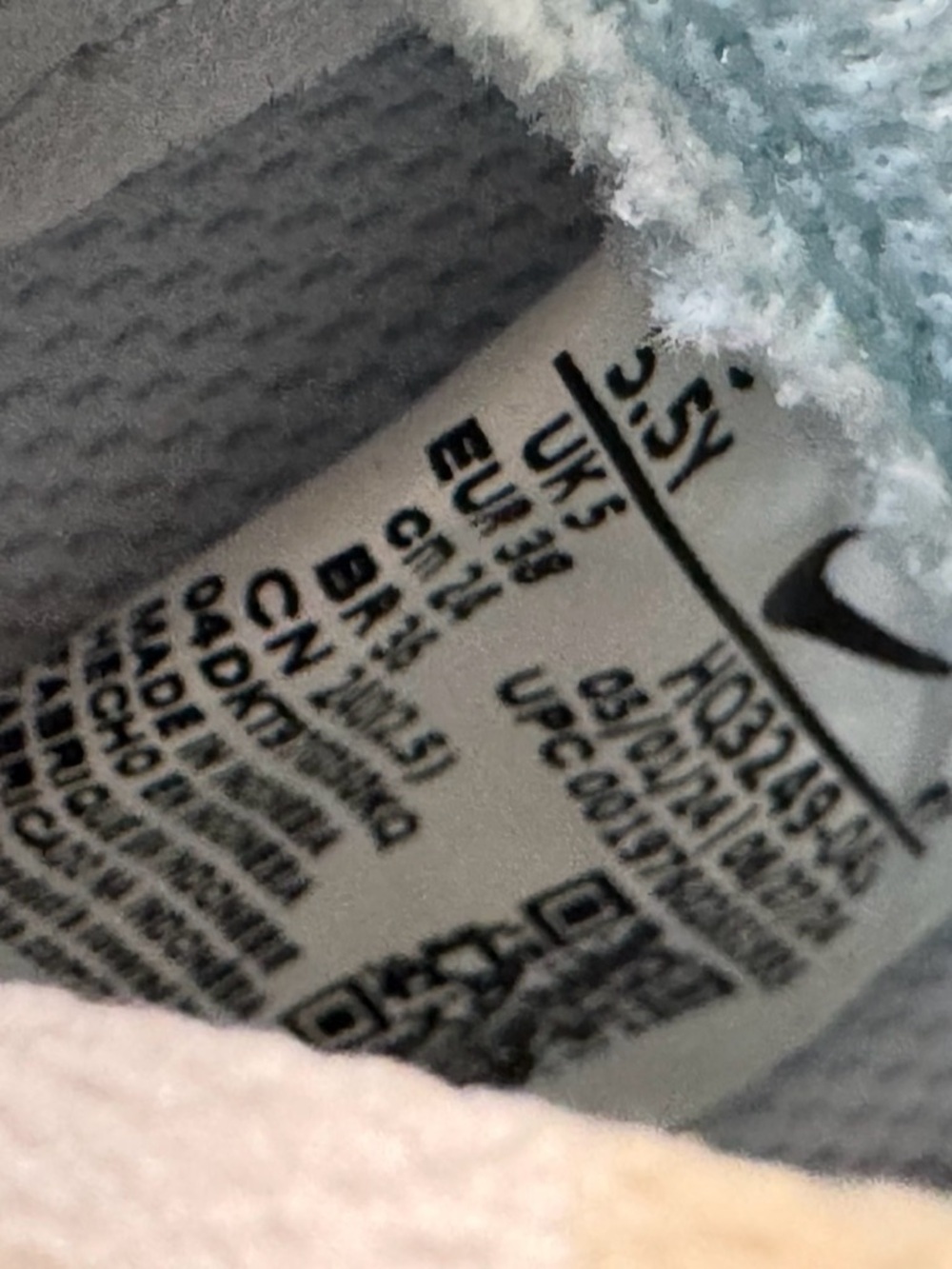 Nike Air Force 1 Low Pastel Blue/Gray Metallic Swoosh Women’s 7 (Youth 5.5Y) - Picture 8 of 8